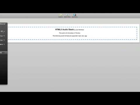 HTML5 Audio Stack for Rapidweaver