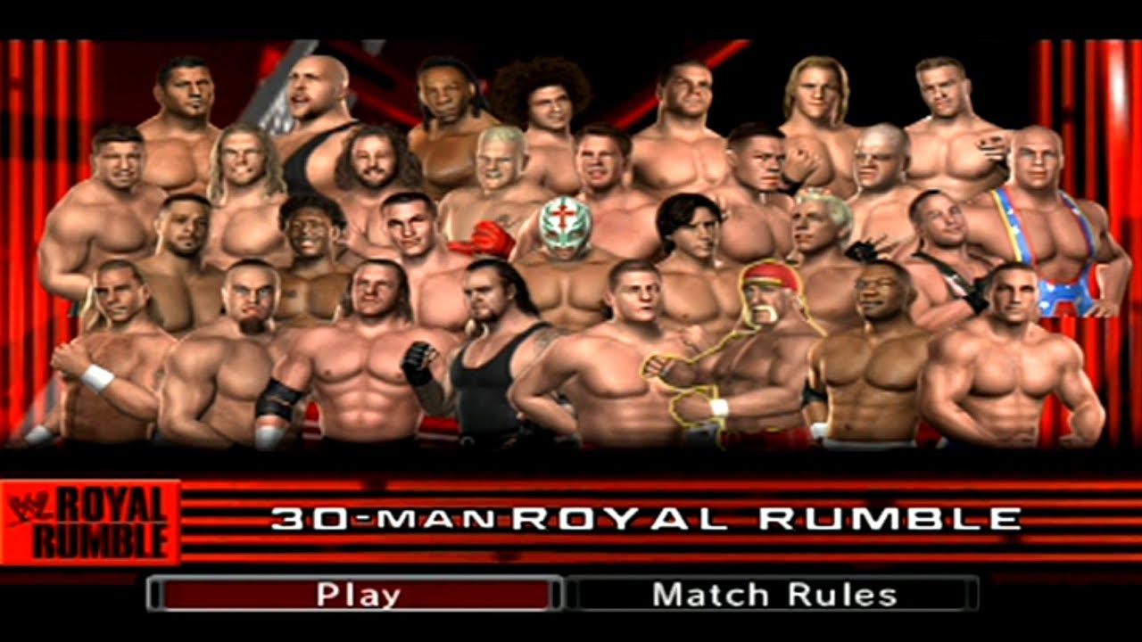 WWE SmackDown против Raw 2006 (PS2) Королевская битва