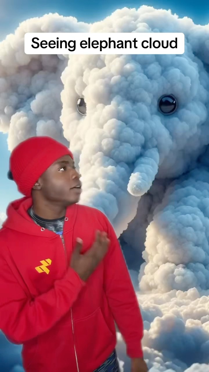 When you see a cloud ?