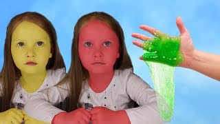 Bad Baby With Tantrum And Crying For Colorful Face Learn Colors With Finger Family Song