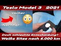 Tesla Model 3 Performance 2021 | Weiße Ledersitze | Richtig reinigen mit Colourlock | E for Life