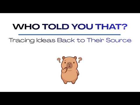 WHO Told You That? The Beliefs You Didn't Choose