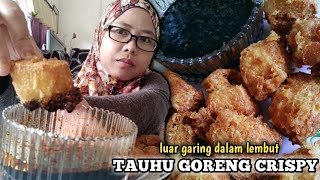 Tauhu goreng crispy | Crispy fried tofu | Cara membuat tahu crispy