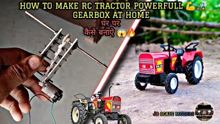 HOW TO MAKE RC 🚜 POWERFULL 💪🔥 GEARBOX AT HOME/@jsscalemodels #youtubevideo #howto #viral #homemade