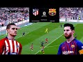 Pes  barcelona vs atletico madrid   all goals  gameplay