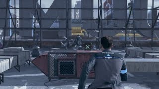 Detroit: Become Human - Connor Rooftop Chase Scene