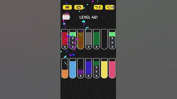 🏅 Water Sort 🧪 LEVEL 401 🧪 #shorts #watersort #puzzle #walkthrough #solution #guia #guiarapida