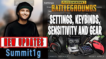 Summit1g PUBG Settings, Keybinds, Sensitivity, Gear and Setup Pro Player 2020 Updates