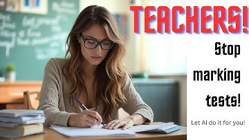 Stop spending hours marking test papers — let AI do it for you.