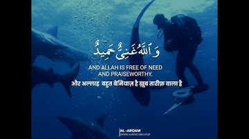 SURAH AT-TAGHABUN 5-7  سورة التغابن 🎙𝗥𝗲𝗰𝗶𝘁𝗲𝗿: 𝗤𝗮𝗿𝗶 SALAH BAJI صلاح باجي