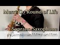 人生のメリーゴーランド(ソプラノサックス演奏/楽譜)Merry Go Round of Life (Soprano Saxophone cover / Sheet music) (p:sat)