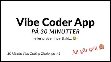 #1 - Vejrtrækningsøvelse App - 30 Minute Vibe Coding Challenge