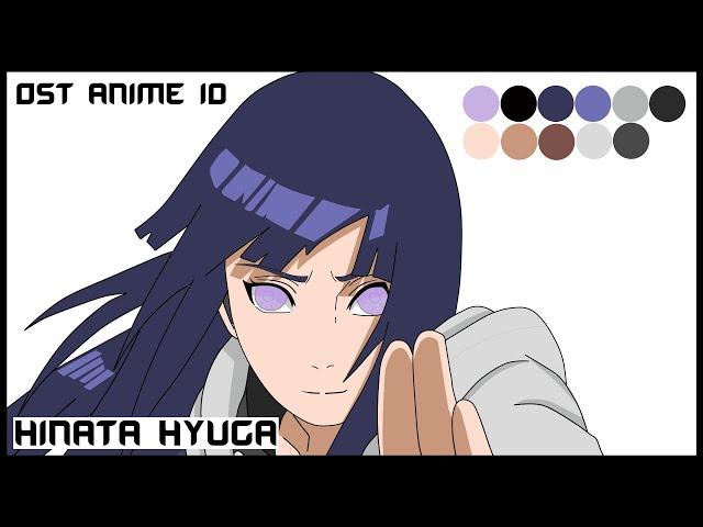 Carlos Arts — 🖋️ Hinata Hyuga do Anime Naruto 🖋️ . ✍️ Com este