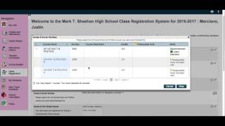 MTS Course Registration Tutorial 2016 2017 screenshot 1