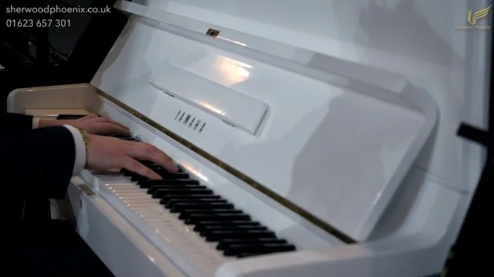 Yamaha U1 White Upright Piano No. 418364 Comparison Demonstration | Sherwood Phoenix