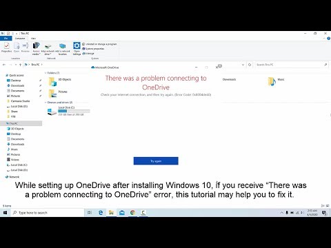 There was a problem connecting to OneDrive (FIX WORKING 100%)