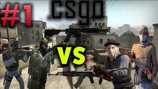 cs go competitive match dust 2 expert bots #1