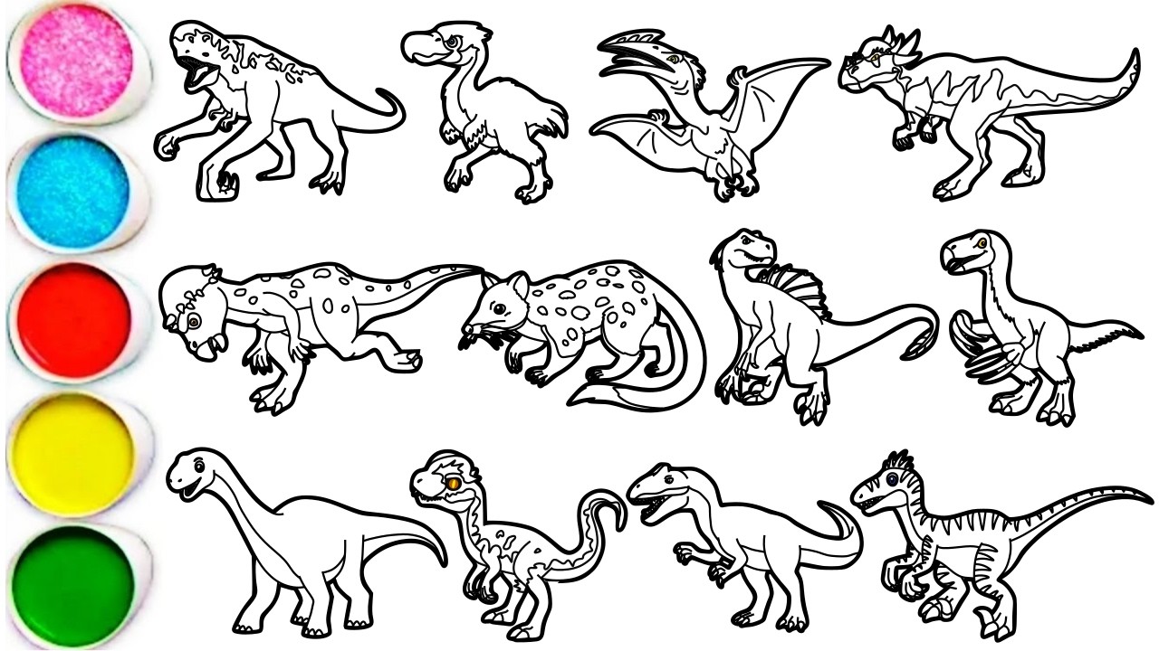 Нарисуйте удивительных динозавров за считанные минуты — Distortus rex, Phorusrhacidae, Pteranodon...