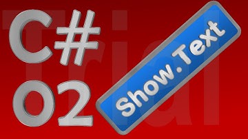 C# Tutorial 02 - Displaying Text Box Value in Message Box - for Beginners