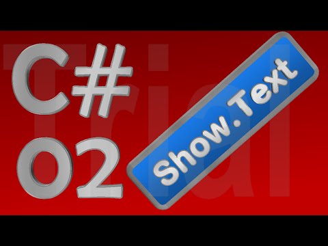 C# Tutorial 02 - Displaying Text Box Value in Message Box - for Beginners