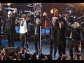 Bon Jovi being inducted to the Rock N' Roll Hall Of Fame