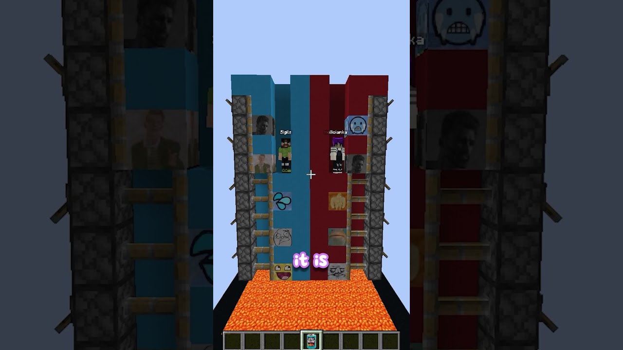 Don't guess the block you're standing on? #minecraft #minecraftshorts #memes