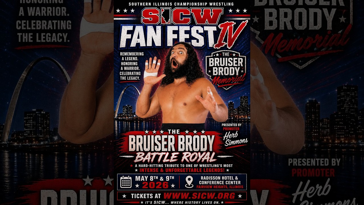 Countdown to Fanfest IV with Herb Simmons and Barbara Goodish - SICW Bruiser Brody Memorial.