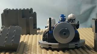 Lego star wars stop motion speeder chase