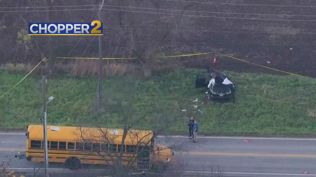 Siblings killed after colliding with school bus in Kane County