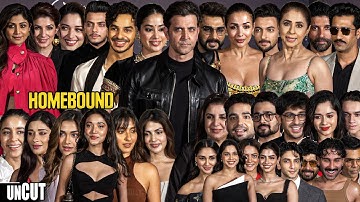 UNCUT - Homebound Special Screening | Star-studded | Hrithik, Shilpa, Janhvi, Rohit, Ishaan, Malaika