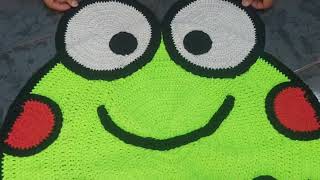 Tapete Em Crochê, Sapinho Lindo