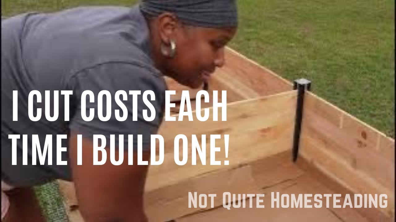 How To Build and Fill Raised Garden Beds What I Used To Save Money 