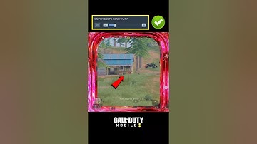 ✅ Best Sniper Sensitivity Setting in CODM BR🔥💯 Codmobile Tips and Tricks #shorts #codmbr #codmiphone