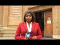 Supporters flank Vavi court