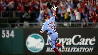 Schwarber gets it started! Kyle Schwarber hits a leadoff homer for the Phillies!