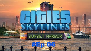 CITIES SKYLINES SUNSET HARBOR | Ep 06 | Construção da Rodoviária screenshot 1