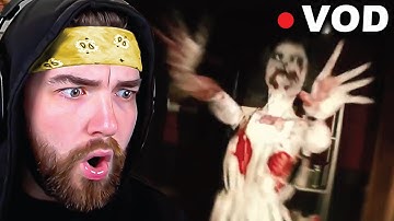 THIS JUMPSCARE GOT ME GOOD + New Indie Horror Games | KingWoolz VOD