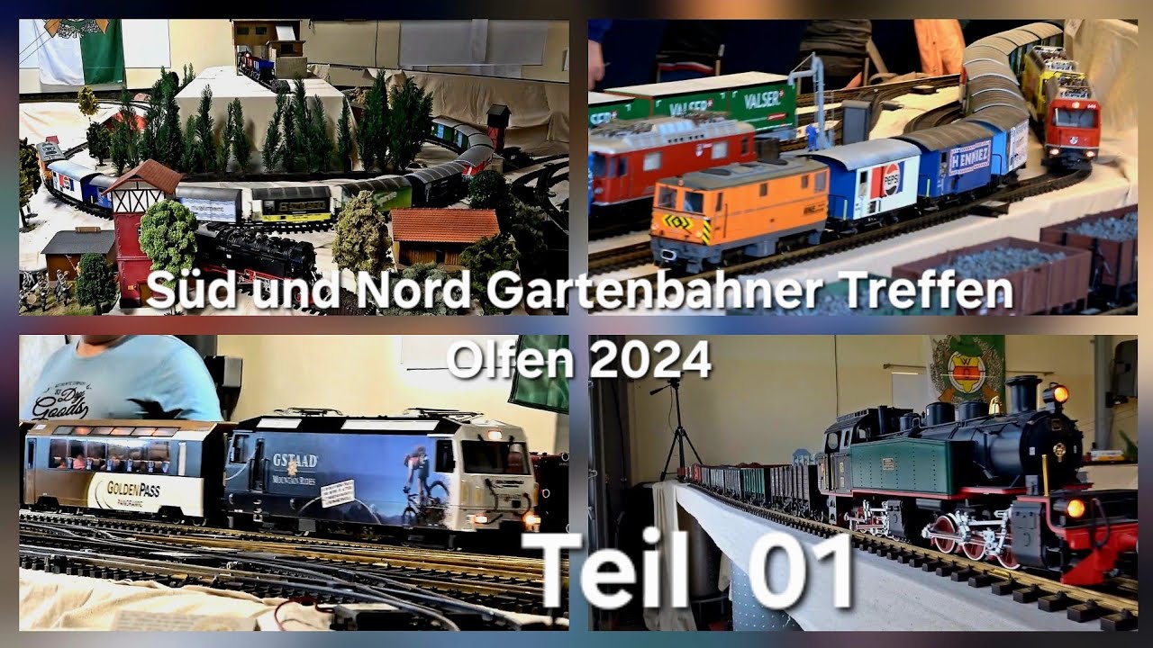 Süd und Nord Gartenbahner Treffen Teil 01 Olfen 2024