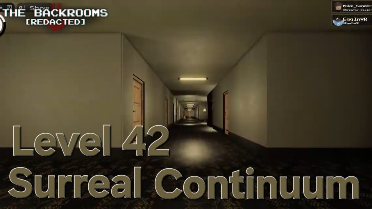 Roblox- The Backrooms [REDACTED]: Level 42 (Surreal Continuum) - YouTube