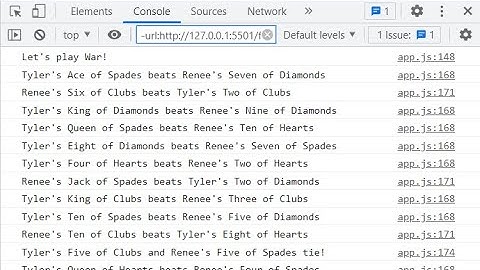 JavaScript War Game Test
