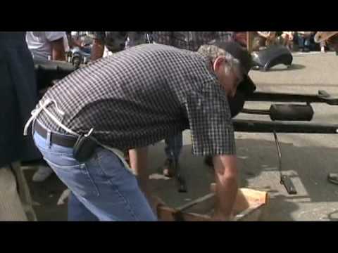 Reassembly of an old Model T at San Jose History P...