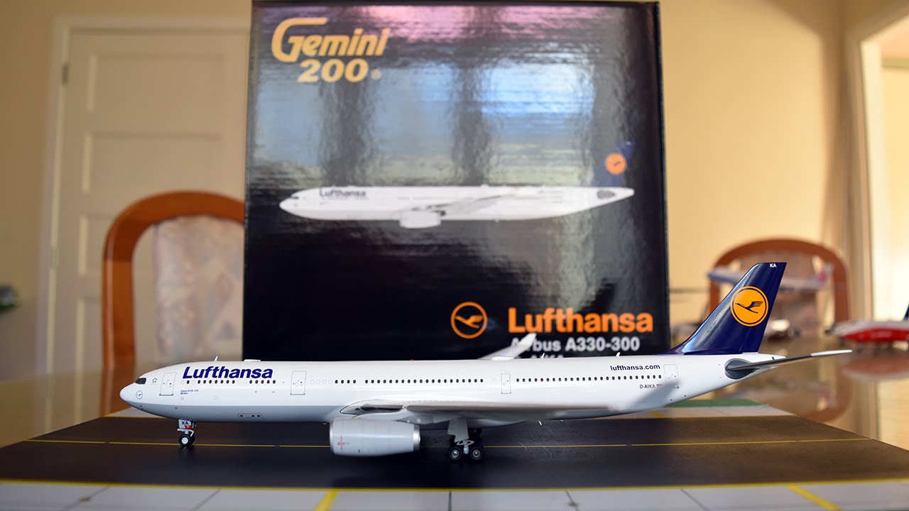 Gemini Jets 1:200 Lufthansa A330-300 Unboxing and Review