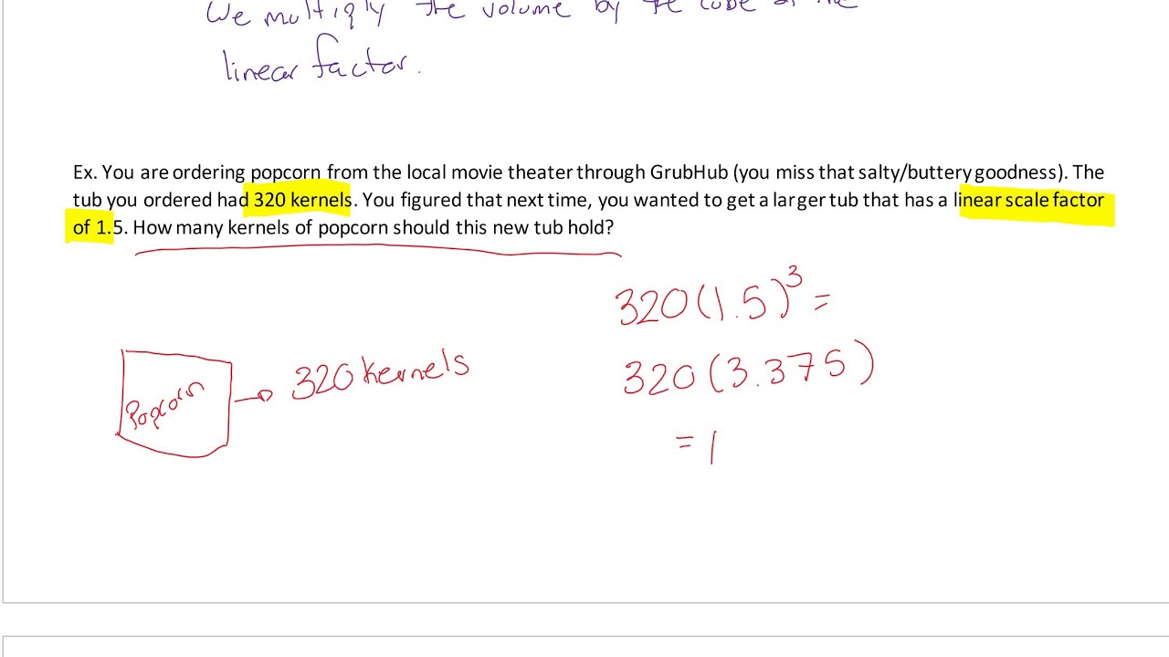 Notes   Volume Ratios of Similar Figures