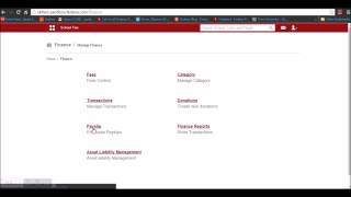 Managing Finance in Fedena