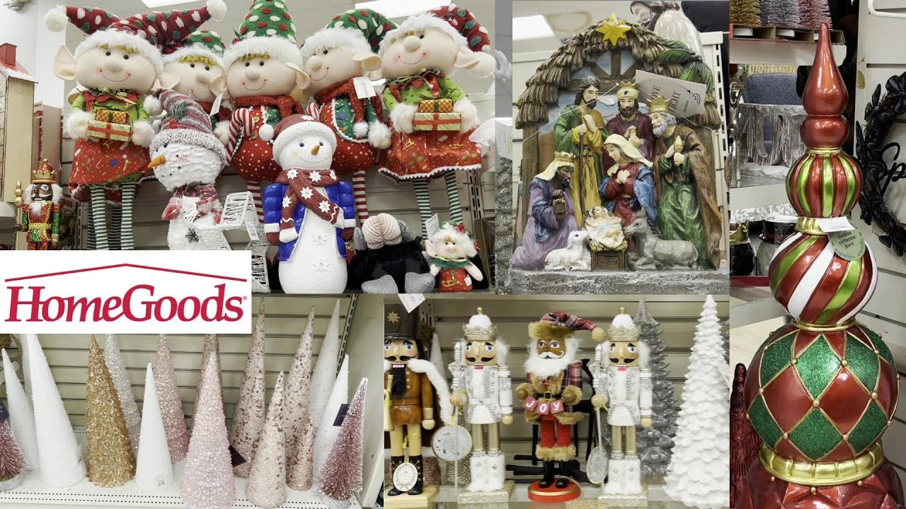 HomeGoods Christmas Shop With Me Holiday Decor HomeGoods Christmas
