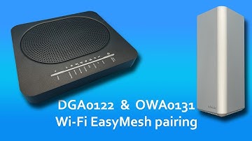 Technicolor OWA0131 pairing the DGA0122 EasyMesh gateway