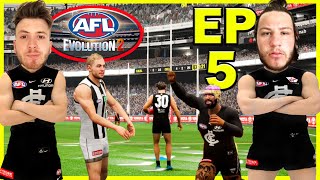 HUGE CLASH VS COLLINGWOOD | EPISODE 5 AFL EVOLUTION 2 CAREER @YungkingCookson