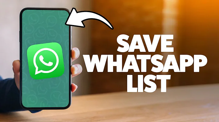How To Save A Broadcast List On WhatsApp 2025 (iPhone & Android)