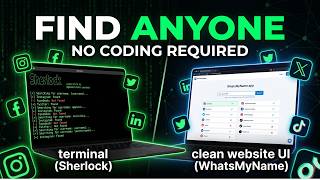 Sherlock Alternative for Windows No Coding | WhatsMyName Tutorial 2026