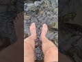 soaking my feet in the atlantic ocean